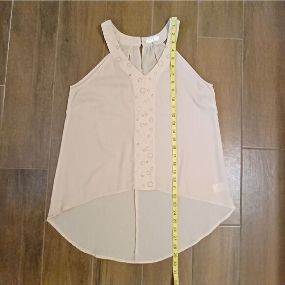 TCEC Sleeveless blouse High low - Picture 8 of 8